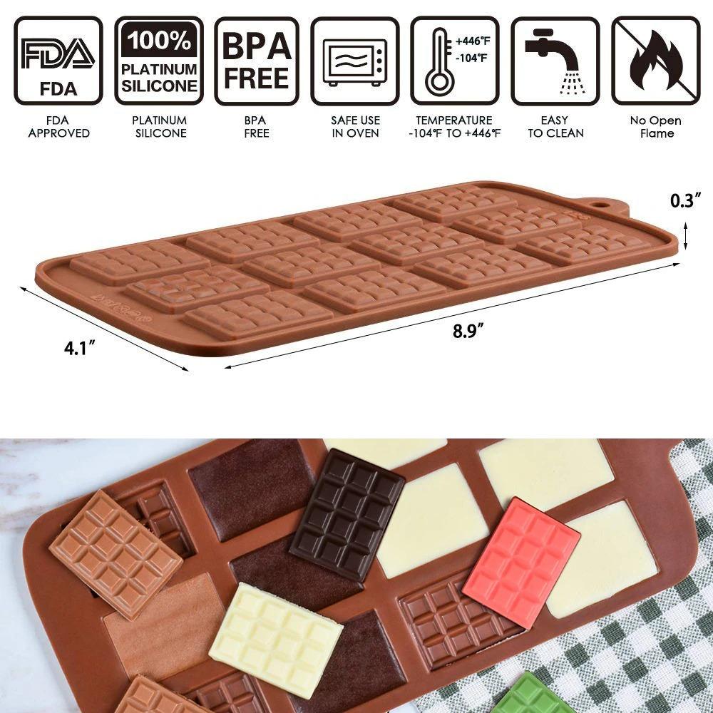 Mini Break Apart Chocolate Bar Mold