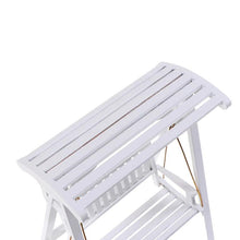 Load image into Gallery viewer, Dollhouse Miniature Wood White Swing
