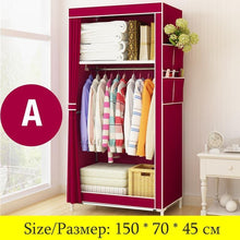 Load image into Gallery viewer, Minimalist Modern Non-woven Cloth Wardrobe
