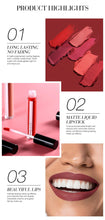 Load image into Gallery viewer, Lip-gloss Matte 8 Colors Lip Gloss Velvety Lipstick
