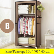 Load image into Gallery viewer, Minimalist Modern Non-woven Cloth Wardrobe
