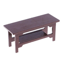 Load image into Gallery viewer, Mini Wooden Stool Furniture Model
